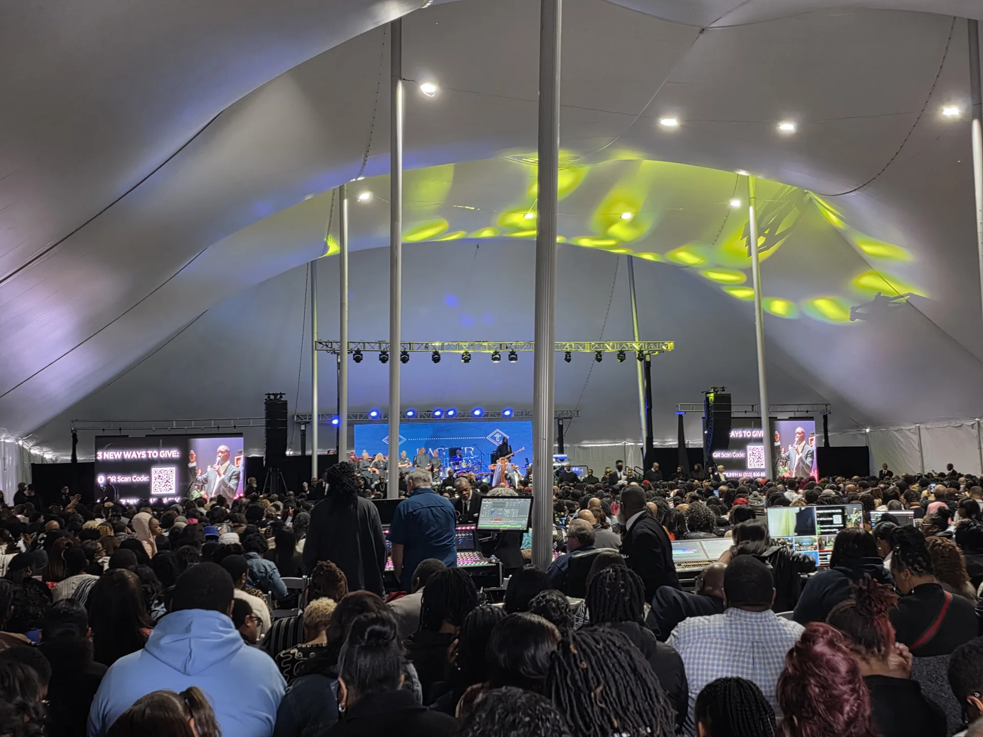 High Tension Fabric Tent Rental photo 10